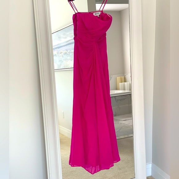 Bright Pink BADGLEY MISCHKA Ballgown Dress - Picture 1 of 15